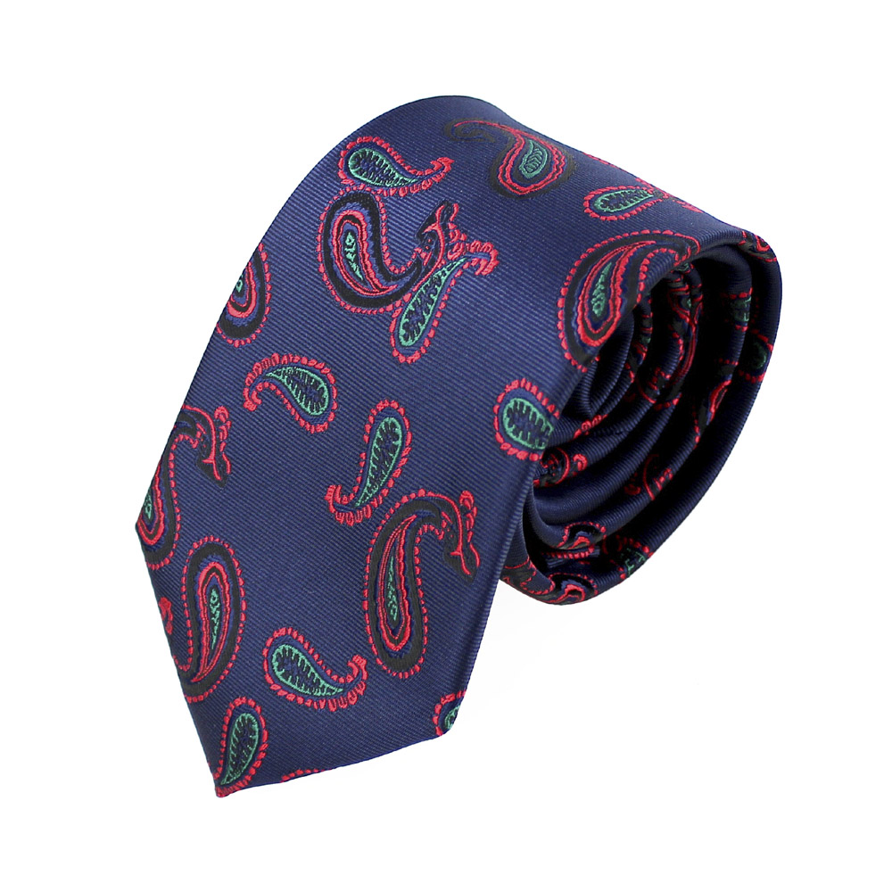 cravate andres paisley bleu marin cravate andres paisley bleu marin