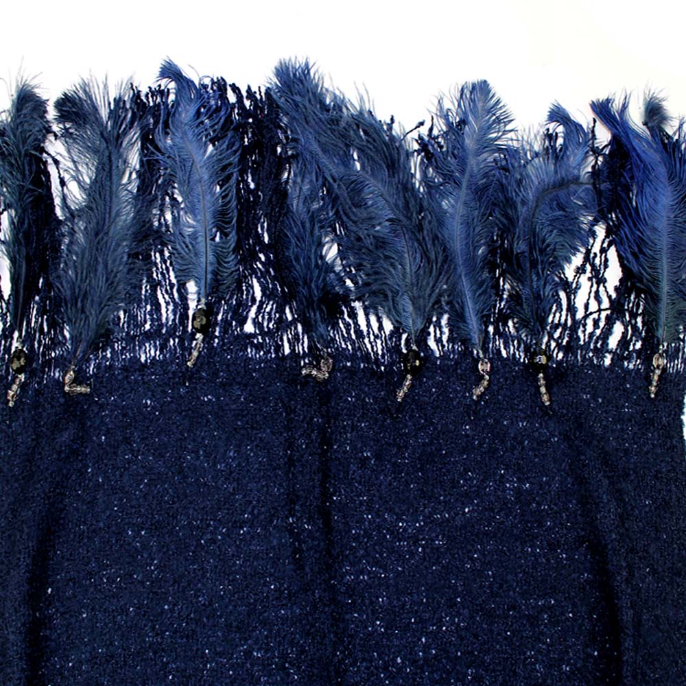 etole plumes bleu marin etole plumes bleu marin