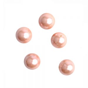 perles nacre 5 unites rose nude