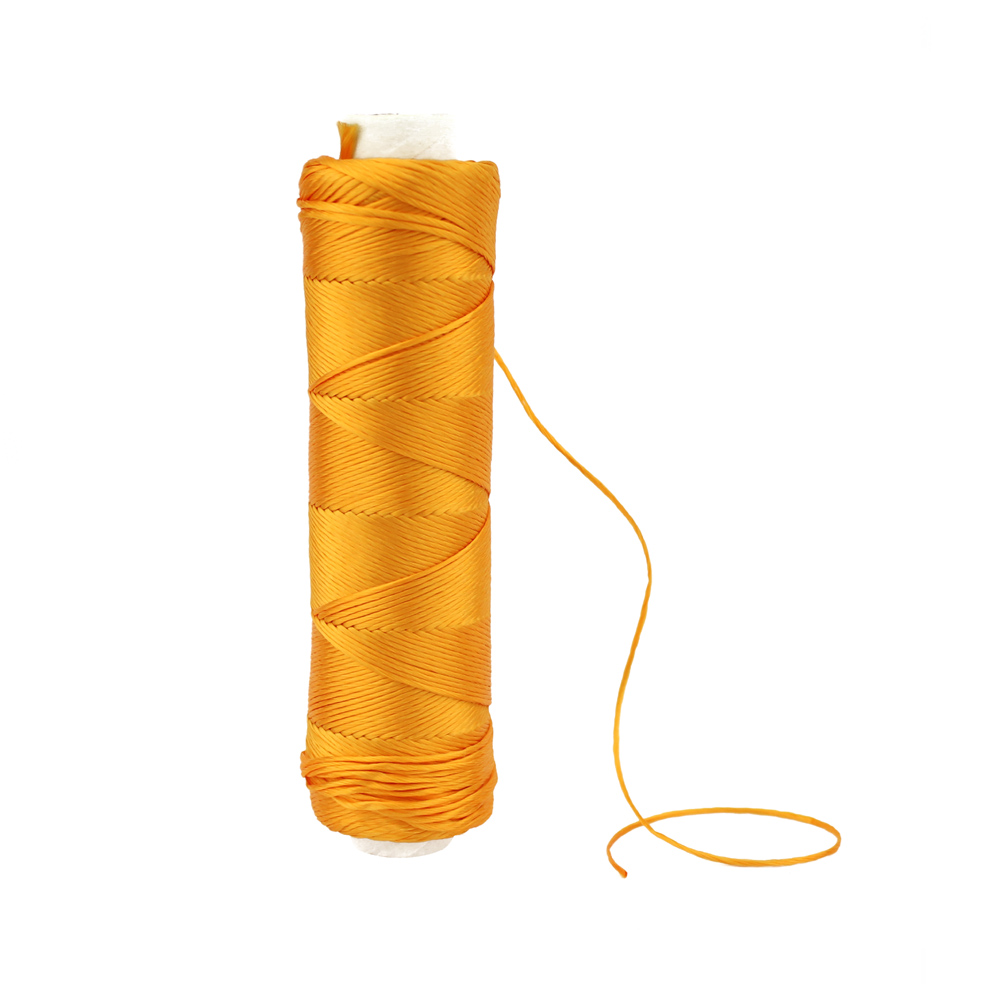 bobine fil soie ambre