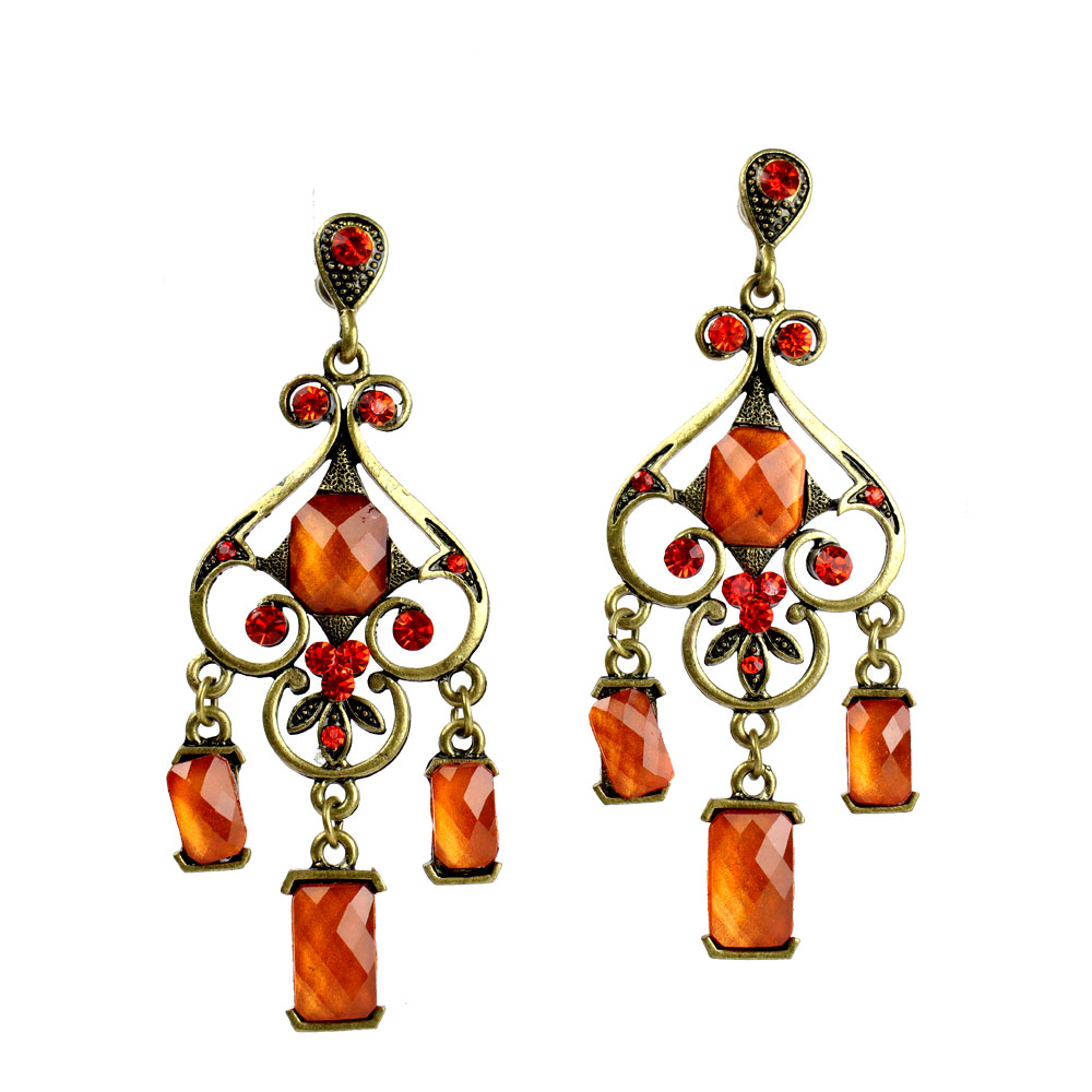 pendientes-cleo-naranja pendientes cleo naranja